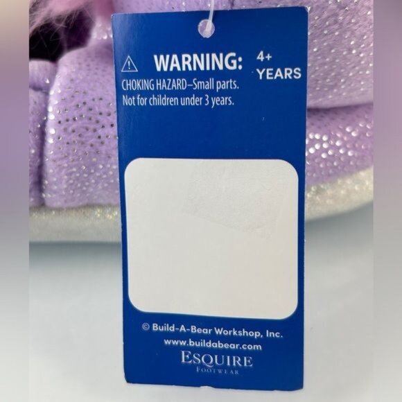 Build-A-Bear Purple Unicorn Slipper Sz M (12-13) - Picture 8 of 12